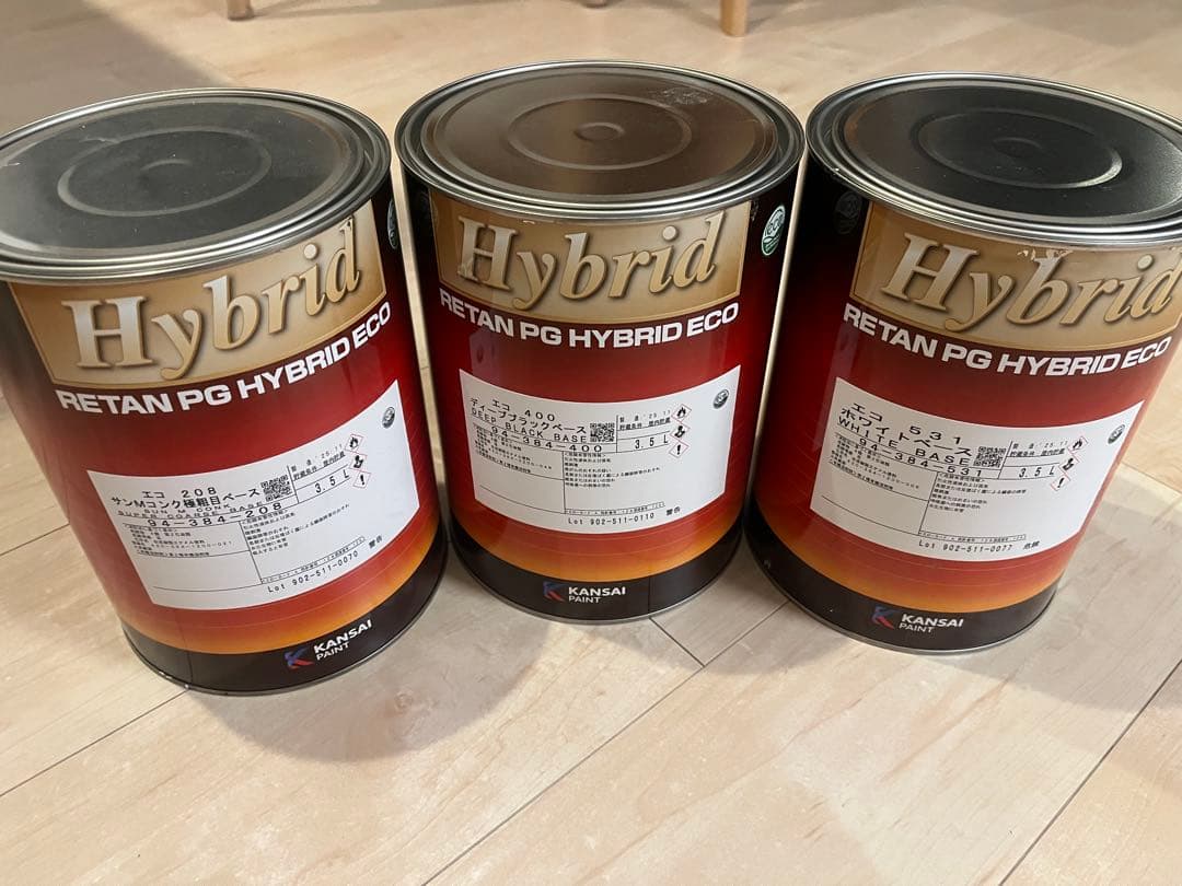 関西ペイント　ハイブリット　208 400 531