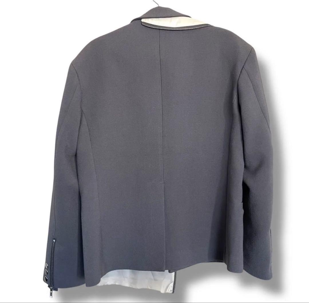 GRANCY リバース テーラードジャケット　グレーS