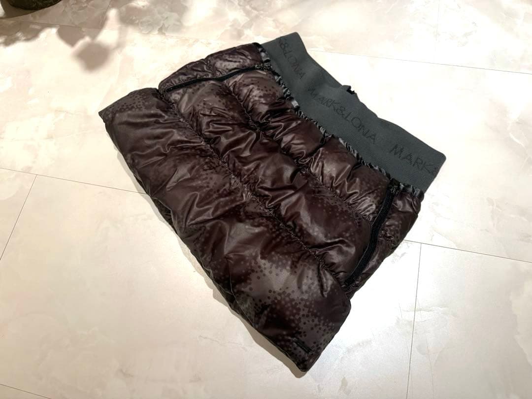 【美品】MARK & LONA ダウンベスト&スカート　セットアップ　Sサイズ