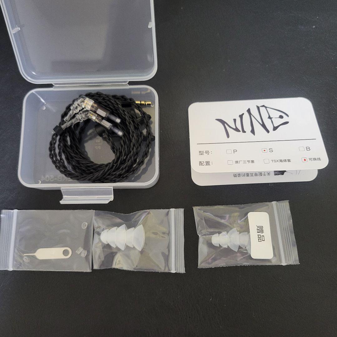 YU9 audio 魚9 イヤホン ER4S クローン ブラック