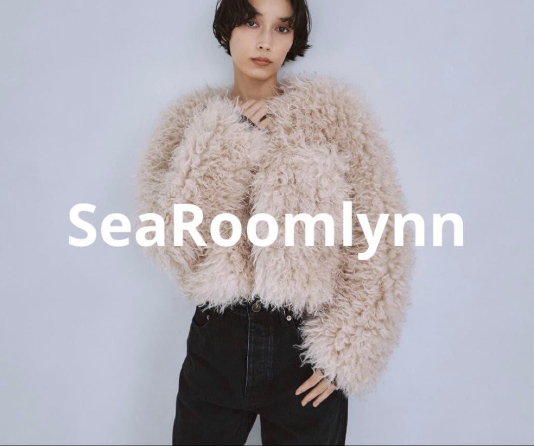 新品タグ付　完売品SeaRoomlynn Cloud fur ノーカラーコート