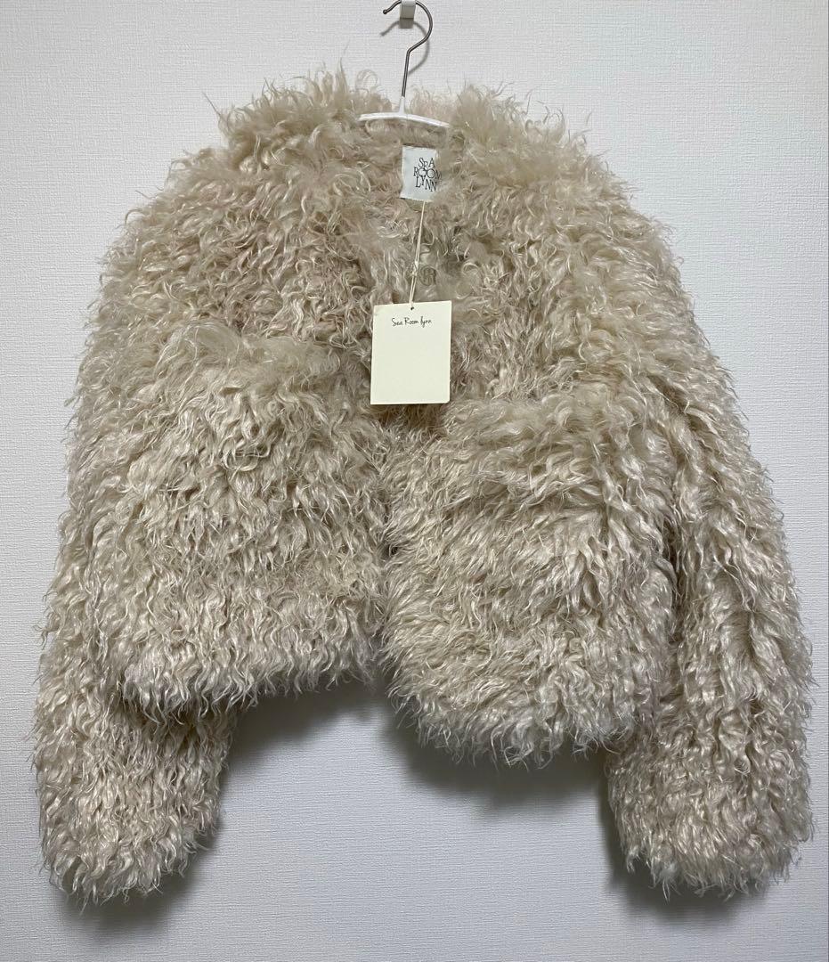新品タグ付　完売品SeaRoomlynn Cloud fur ノーカラーコート