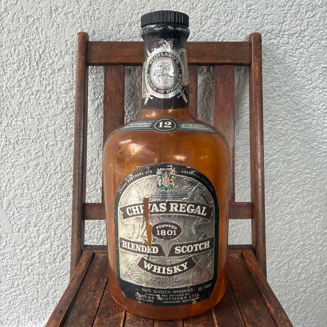 貴重BIG！50's〜スコッチウイスキー貯金箱　店舗アメリカアンティーク酒USA