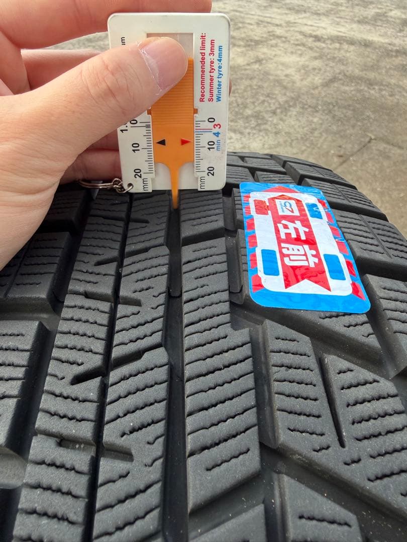 スタッドレス バリ溝 ヨコハマ アイスガード ホイールセット 4本 美品