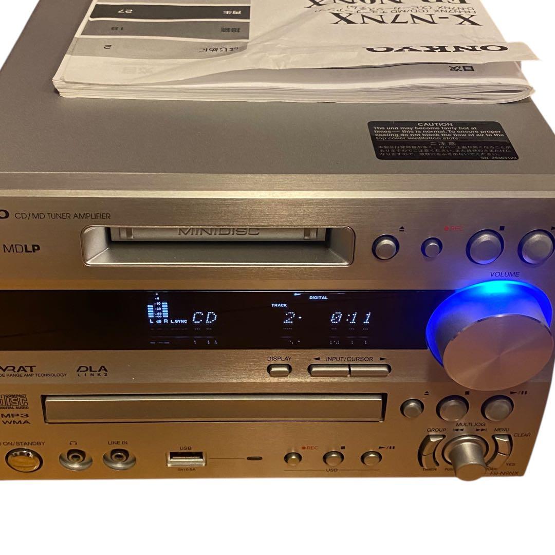 ✨極美品✨ONKYO オンキョー FR-N9NX(S)CD/MDチューナーアンプ