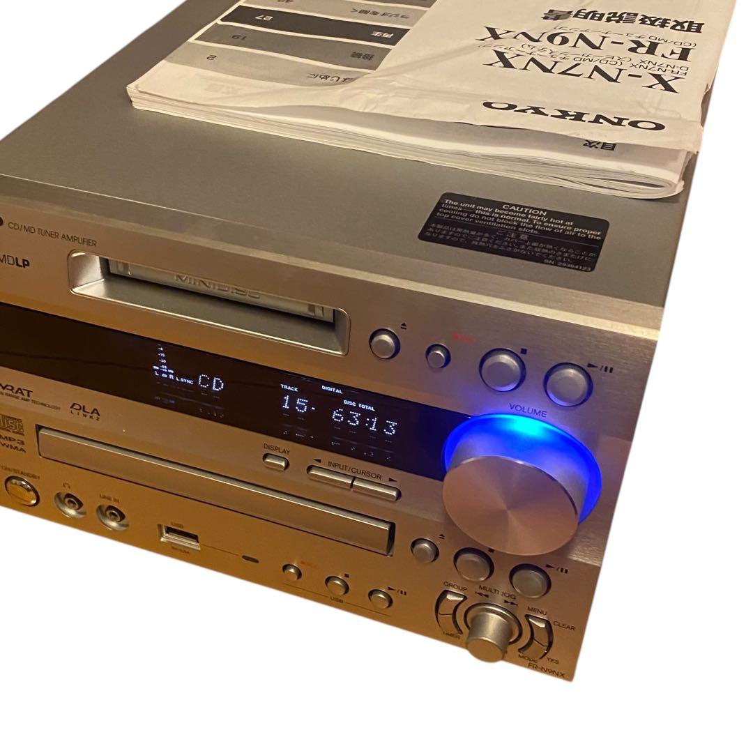 ✨極美品✨ONKYO オンキョー FR-N9NX(S)CD/MDチューナーアンプ