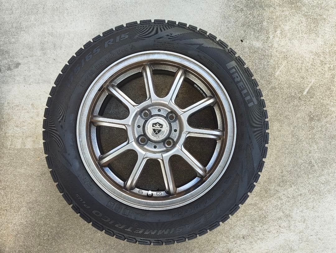 175/65R15 2021年スタッドレス アルミホイールセット