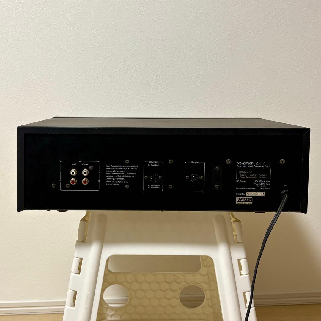 ナカミチ　Nakamichi ZX-7 通電確認済　ジャンク品