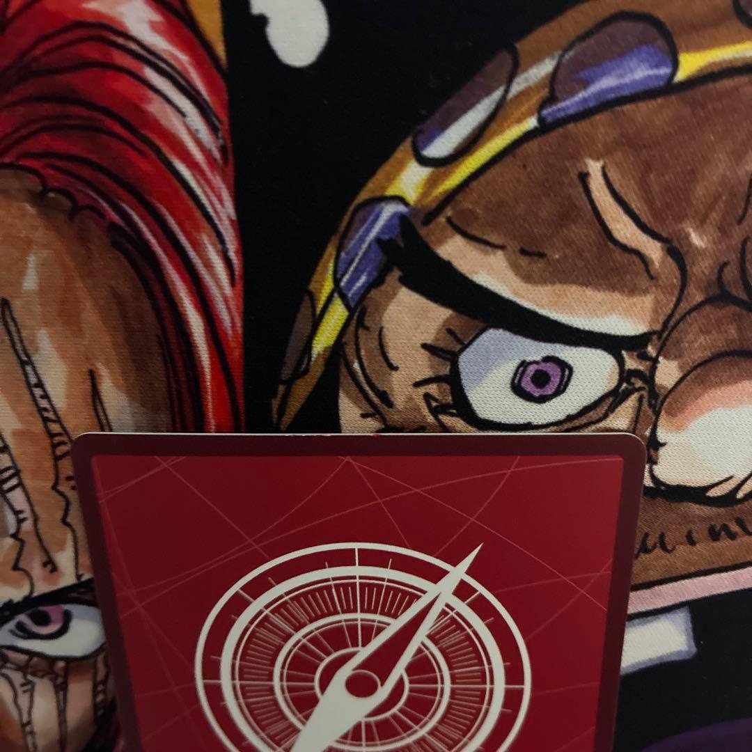 【訳あり】モンキー・D・ルフィ L リーダーパラレルOP01-003 赤緑ルフィ