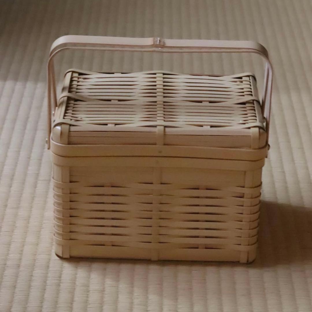 おじろ角物店　お茶かご