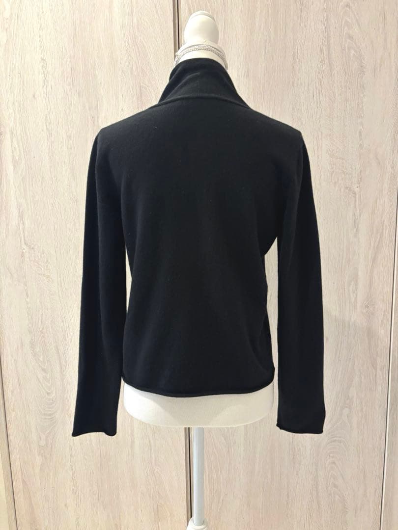 クロコ様　FABIANA FILIPPI カシミヤ100ブラックカーディガン