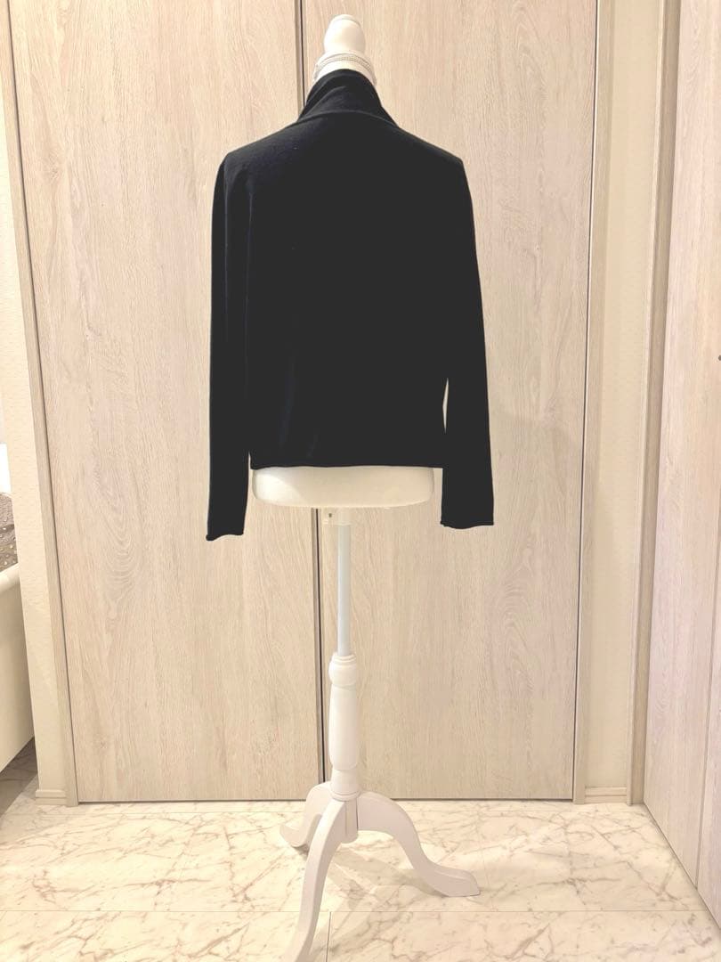 クロコ様　FABIANA FILIPPI カシミヤ100ブラックカーディガン