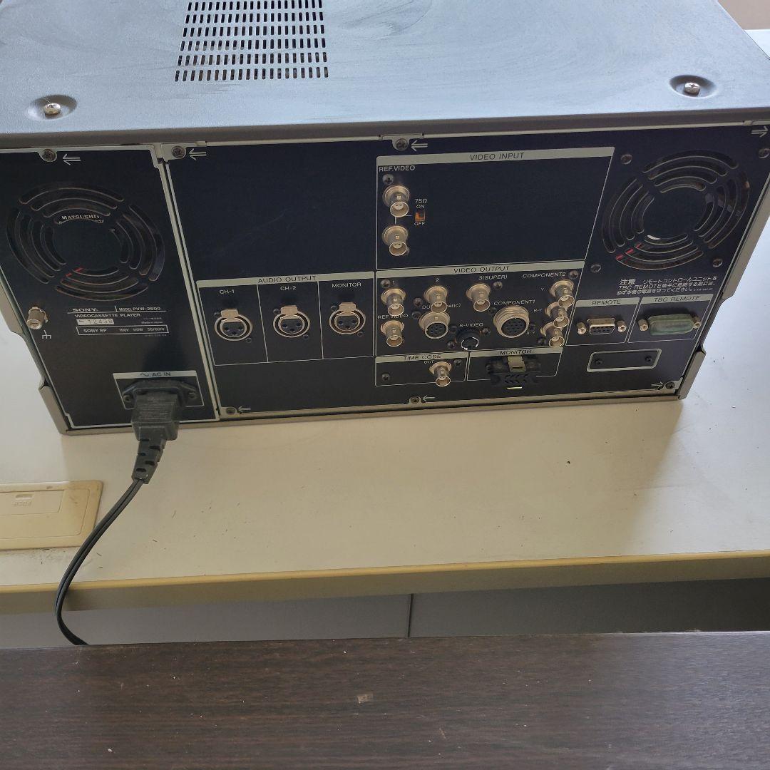 ベータカムSPプレーヤー PVW-2600 SONY