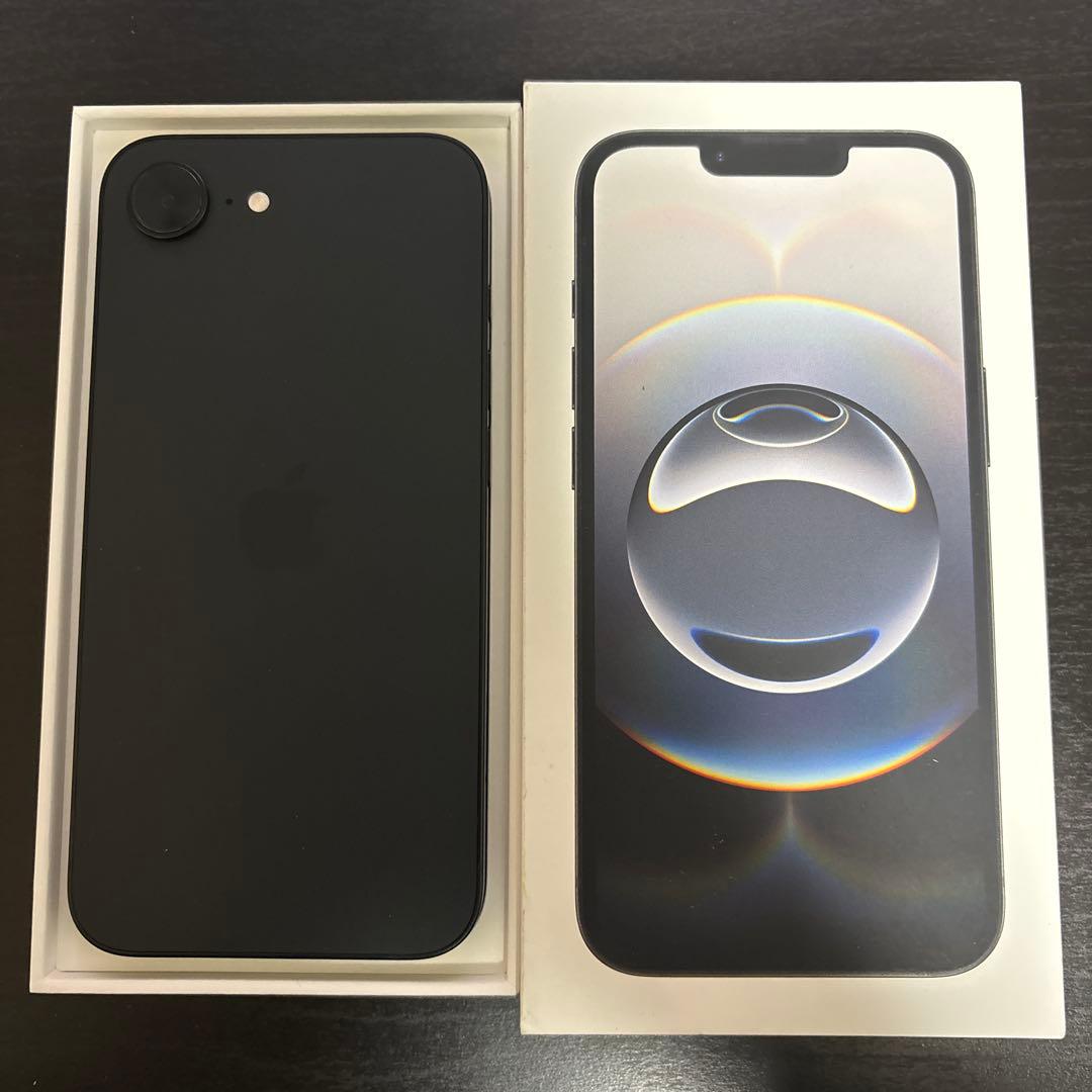 iPhone16e 128GB ブラック 美品 バッテリー100%