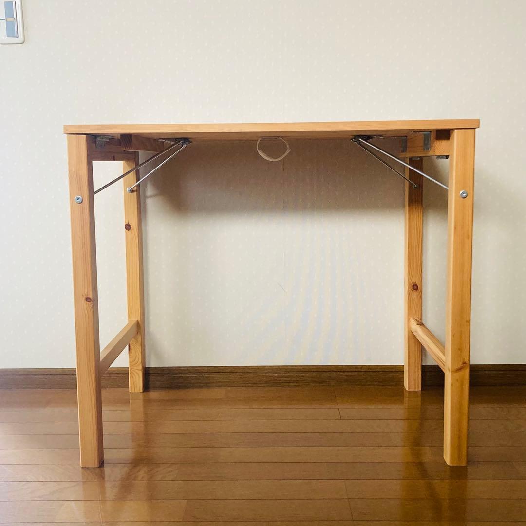 おしゃれ！便利！折り畳みテーブル＆チェアセット　送料込　独り暮らし　新生活