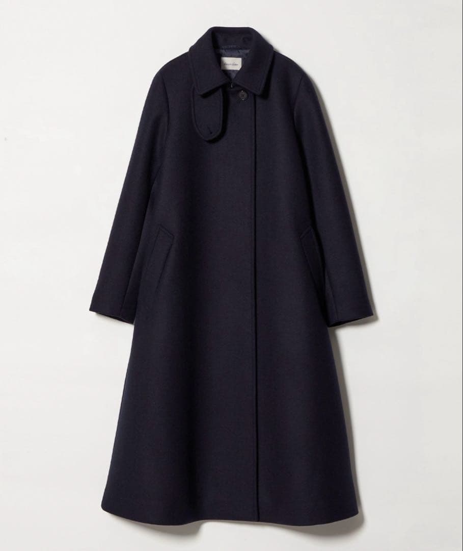 Steven Alan ウール カシミヤ テント ロング コート　ネイビー