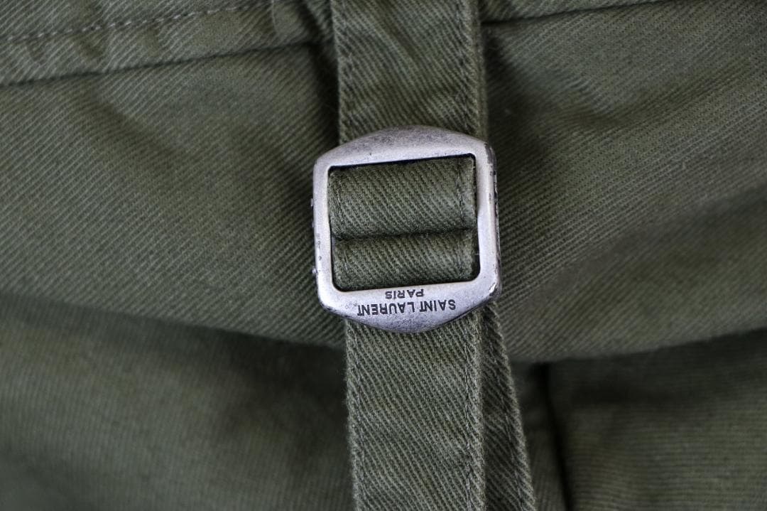 新品未使用 19aw saint laurent parisムートンコートカーキ