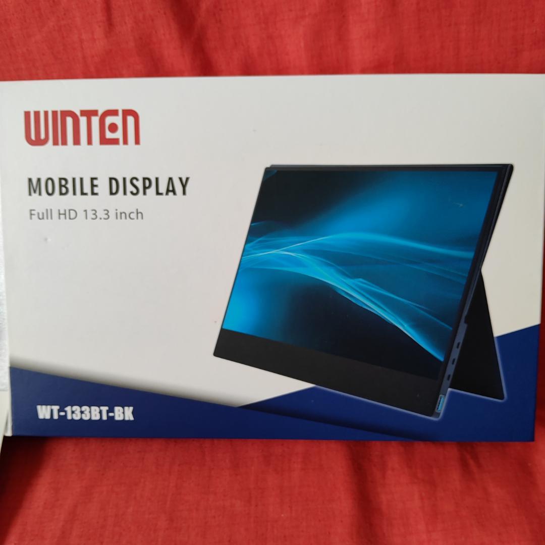 未使用級！WINTEN Full HD モバイルモニター13.3inch