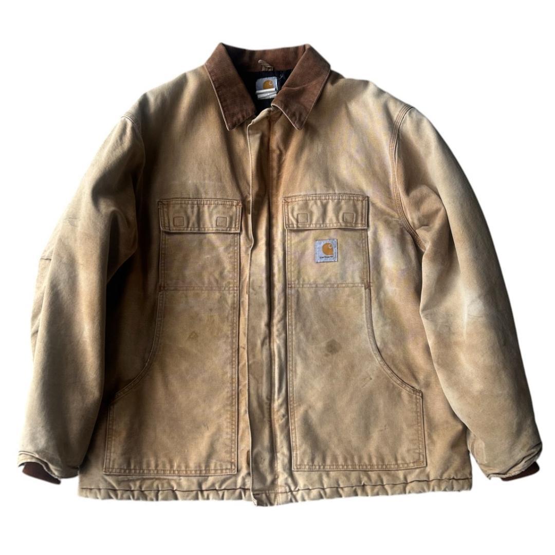 80's/Carharttカーハート/ビンテージトラディショナルコート/XL