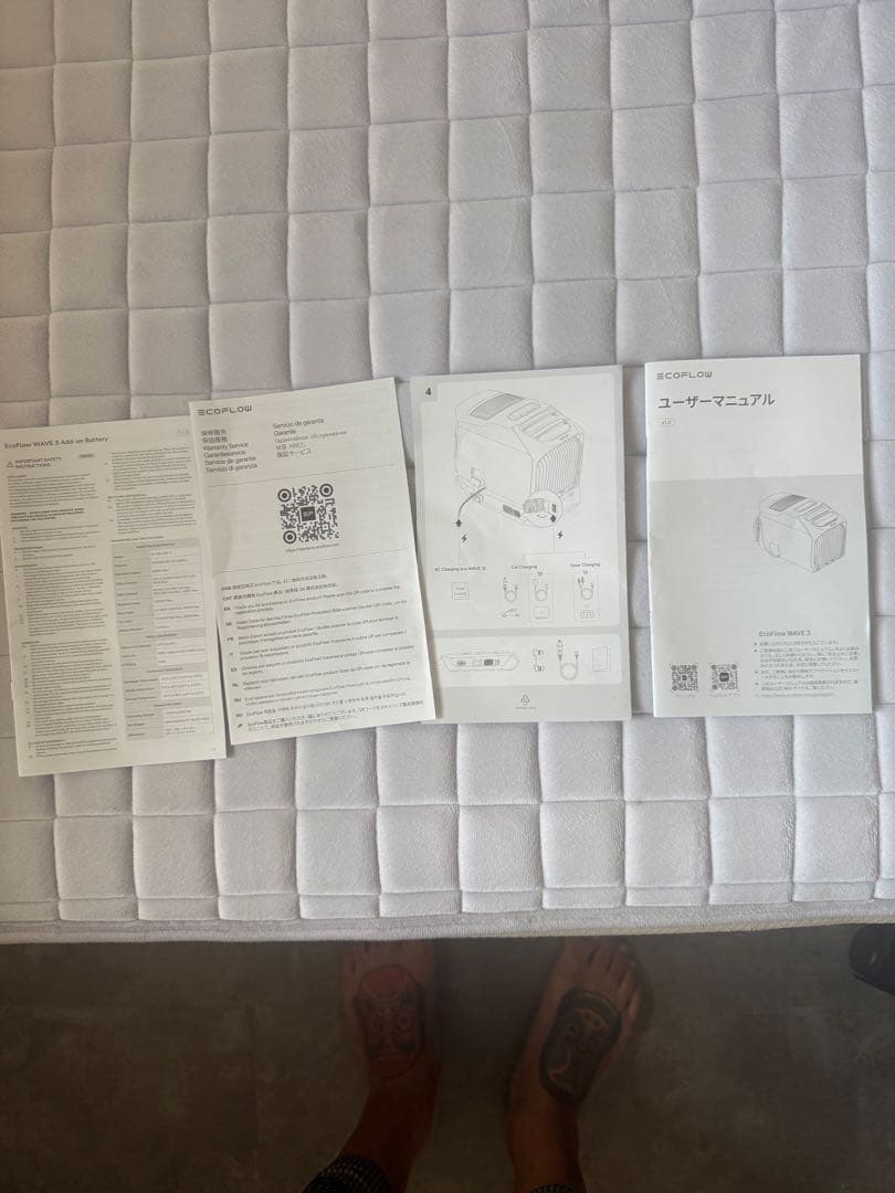 ECOFIOW WAVE3 ポータブルエアコン➕専用エクストラバッテリー