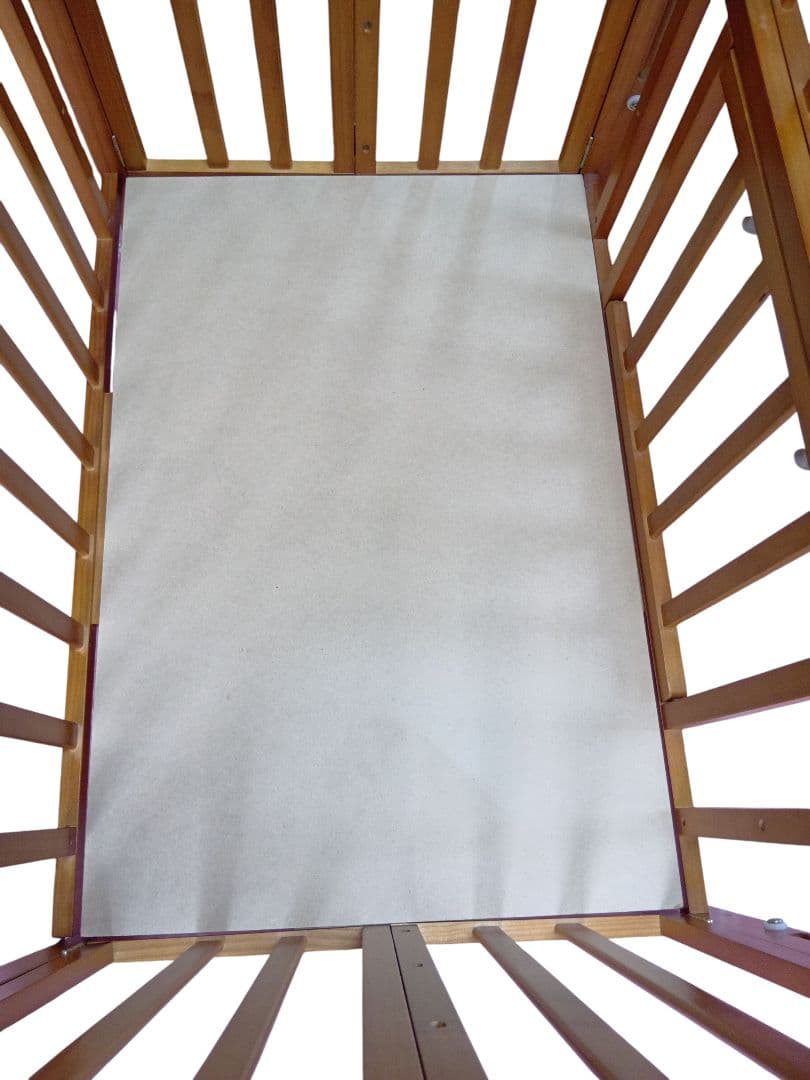 大和屋　yamtoya パタン　ミニベビーベッド キャスター付き　折り畳みベッド