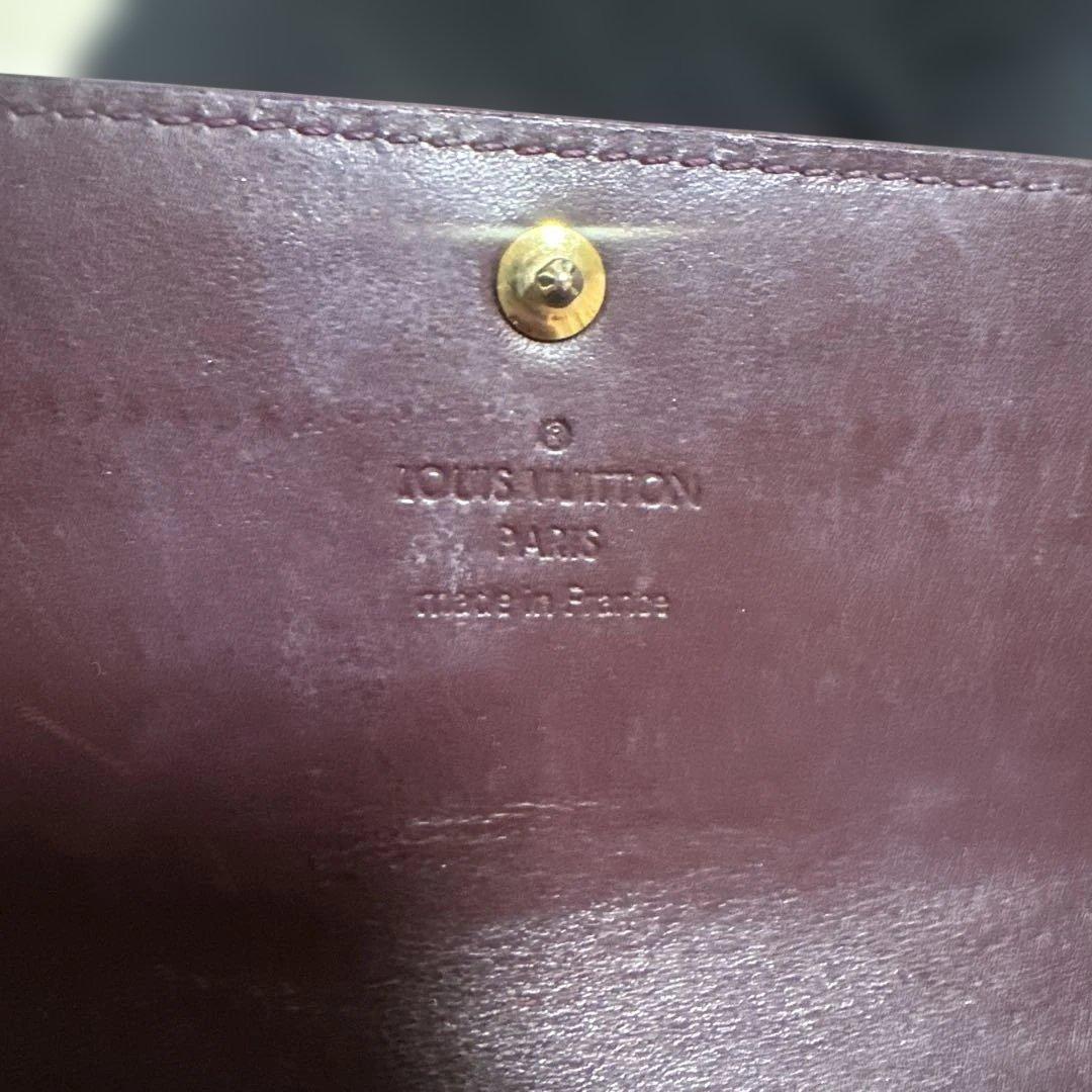 ら*ど様 Louis Vuitton ヴェルニ長財布　ボルドー