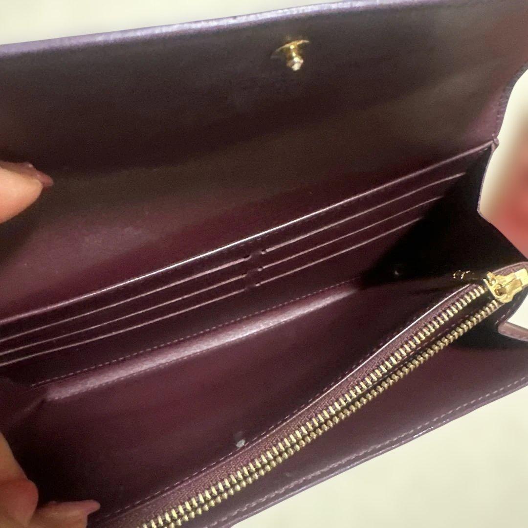 ら*ど様 Louis Vuitton ヴェルニ長財布　ボルドー