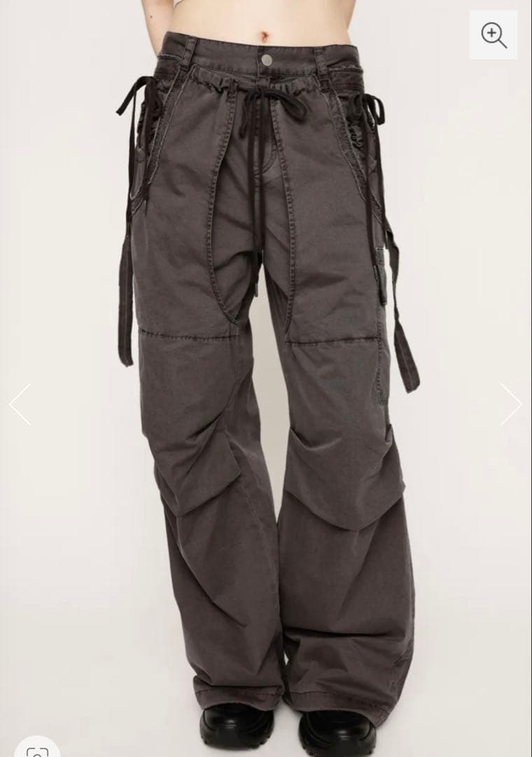 SLY TUCK WIDE WOVEN パンツ