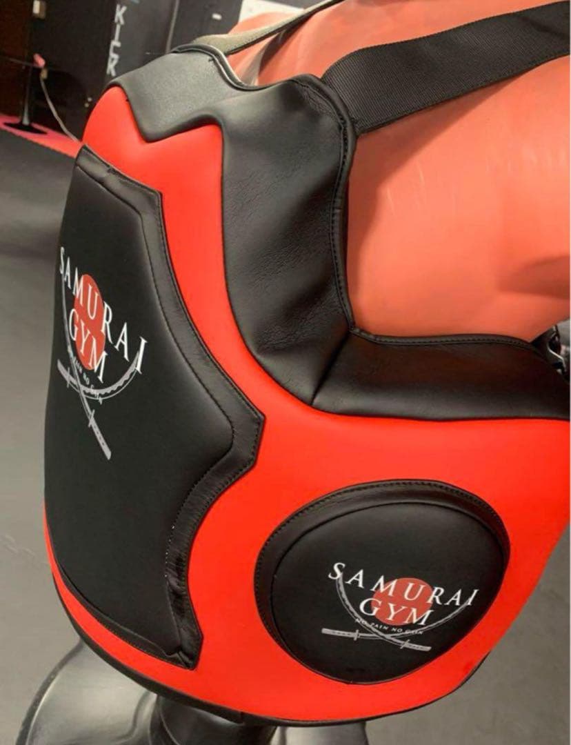 ボディプロテクター 赤黒SAMURAIGYM 【値下げ交渉不可】
