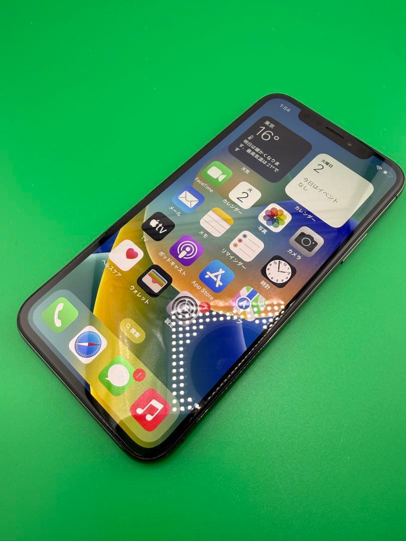 【バッテリー100%】iPhone X 256GB SIMロック解除済み