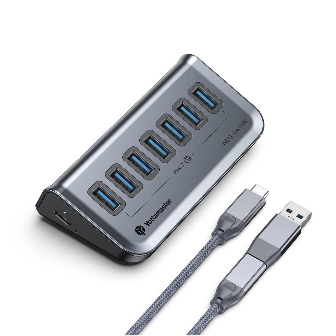 Yottamaster 7ポート USB データハブ Type C