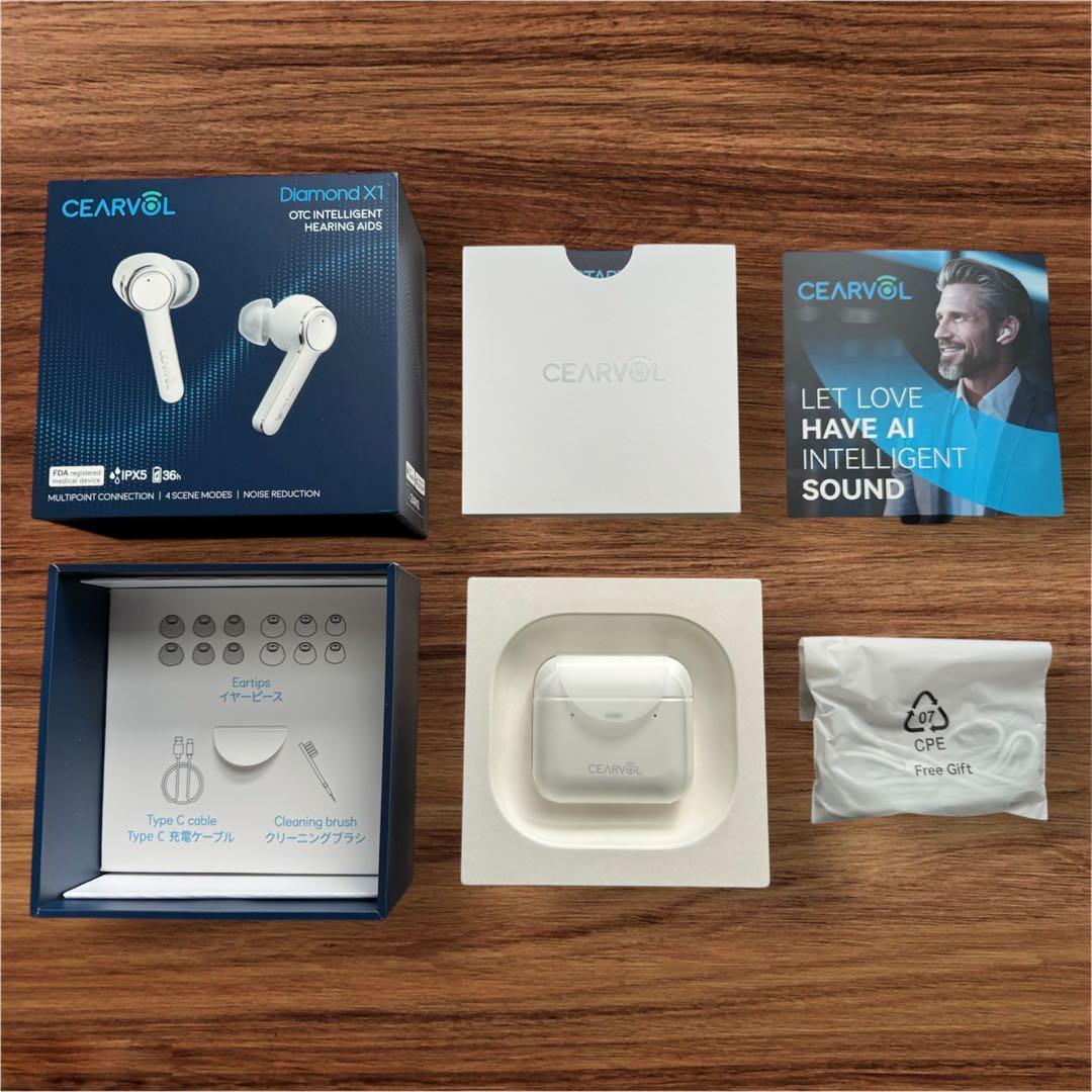 Cearvol 集音器 Bluetooth5.3 Diamond X1 高齢者