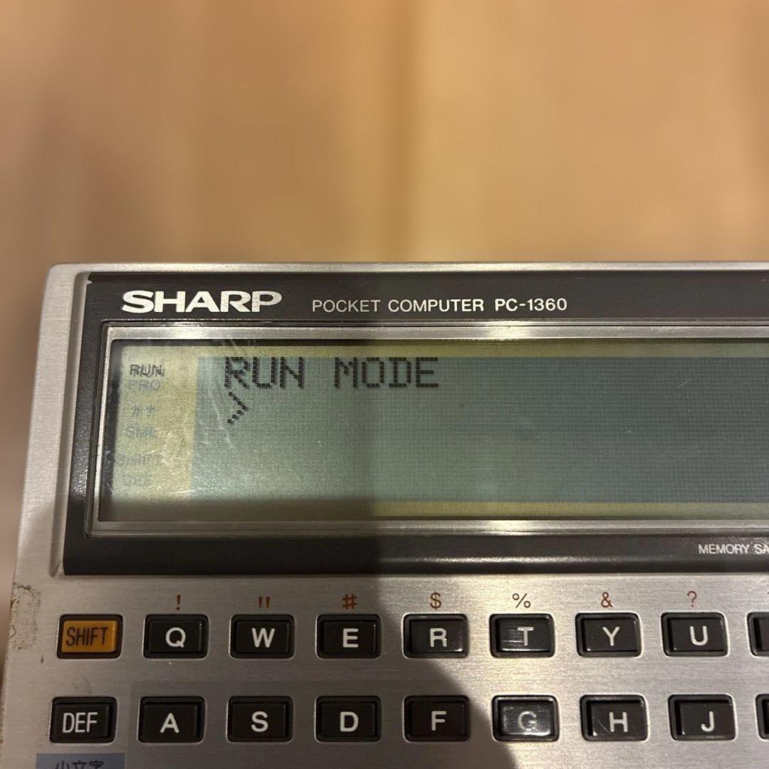 SHARP ポケットコンピュータ PC-1360