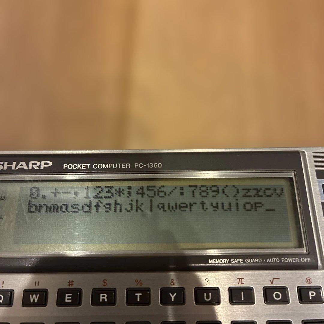 SHARP ポケットコンピュータ PC-1360