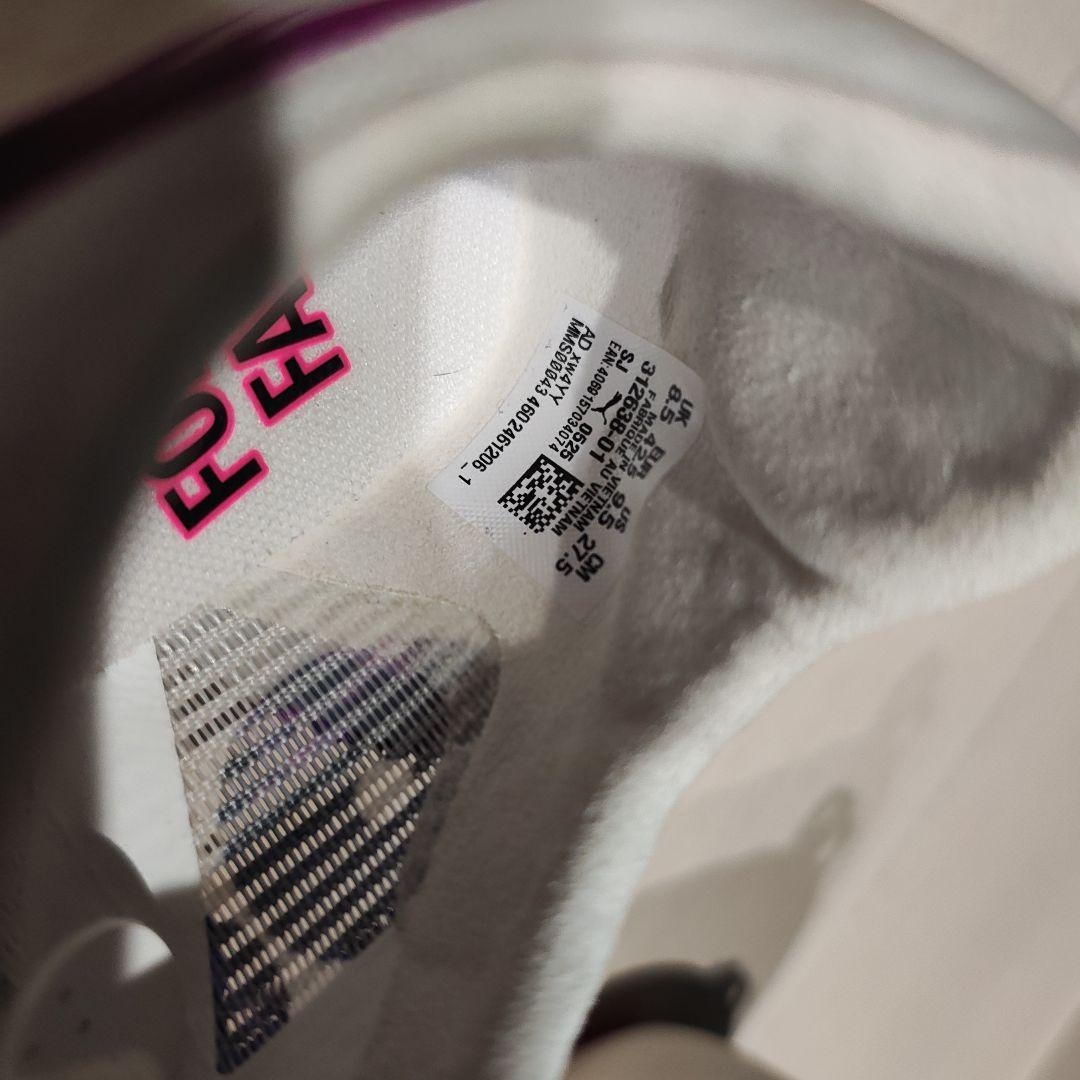 1*様 Puma スパイクシューズ ホワイト/ブラック/ピンク