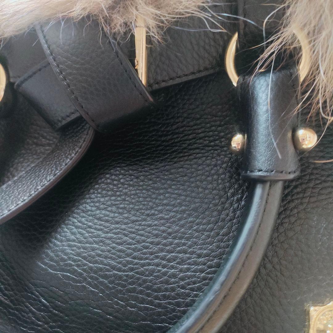 【新品未使用】トプカピ topikapiファー付バッグ ショルダーバッグ3WAY