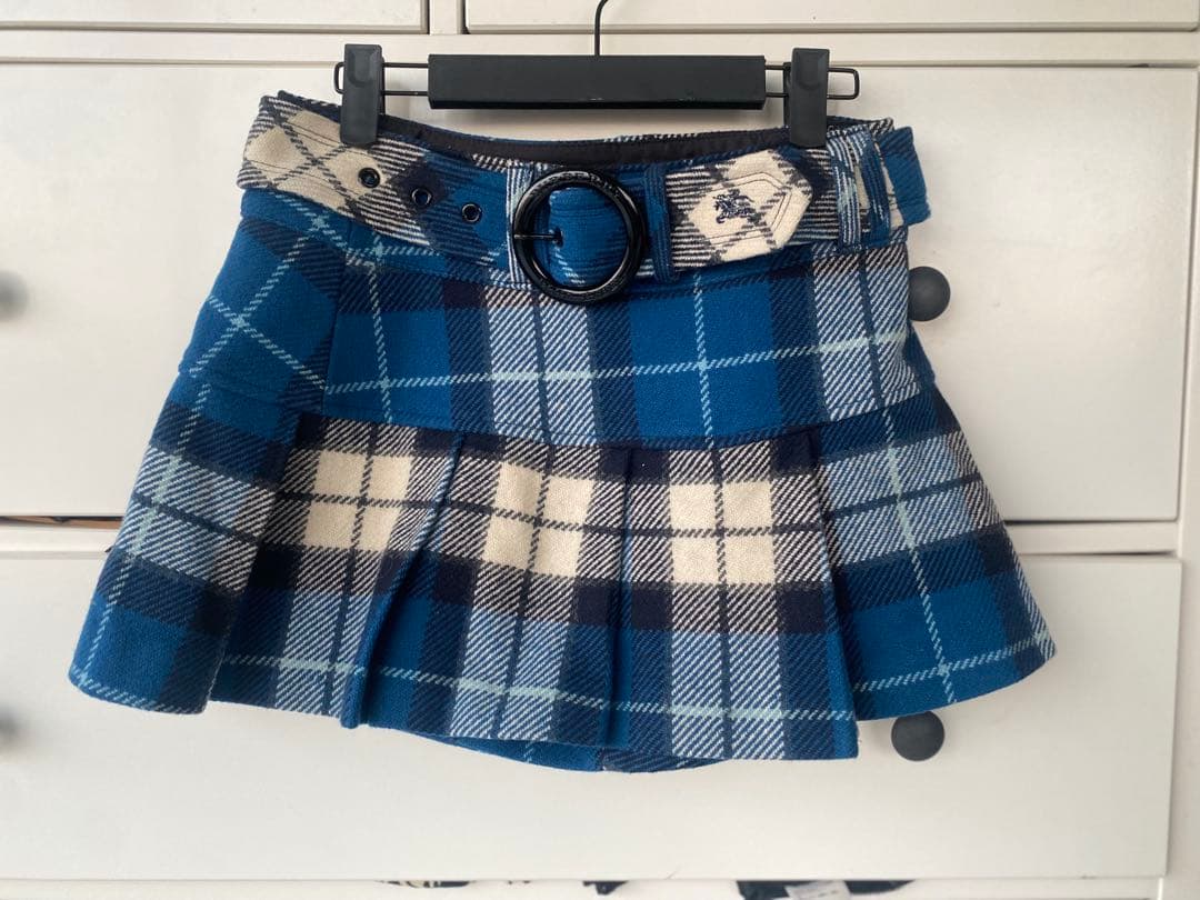 BURBERRY BLUE LABEL ノバチェック ウールキュロット 美品