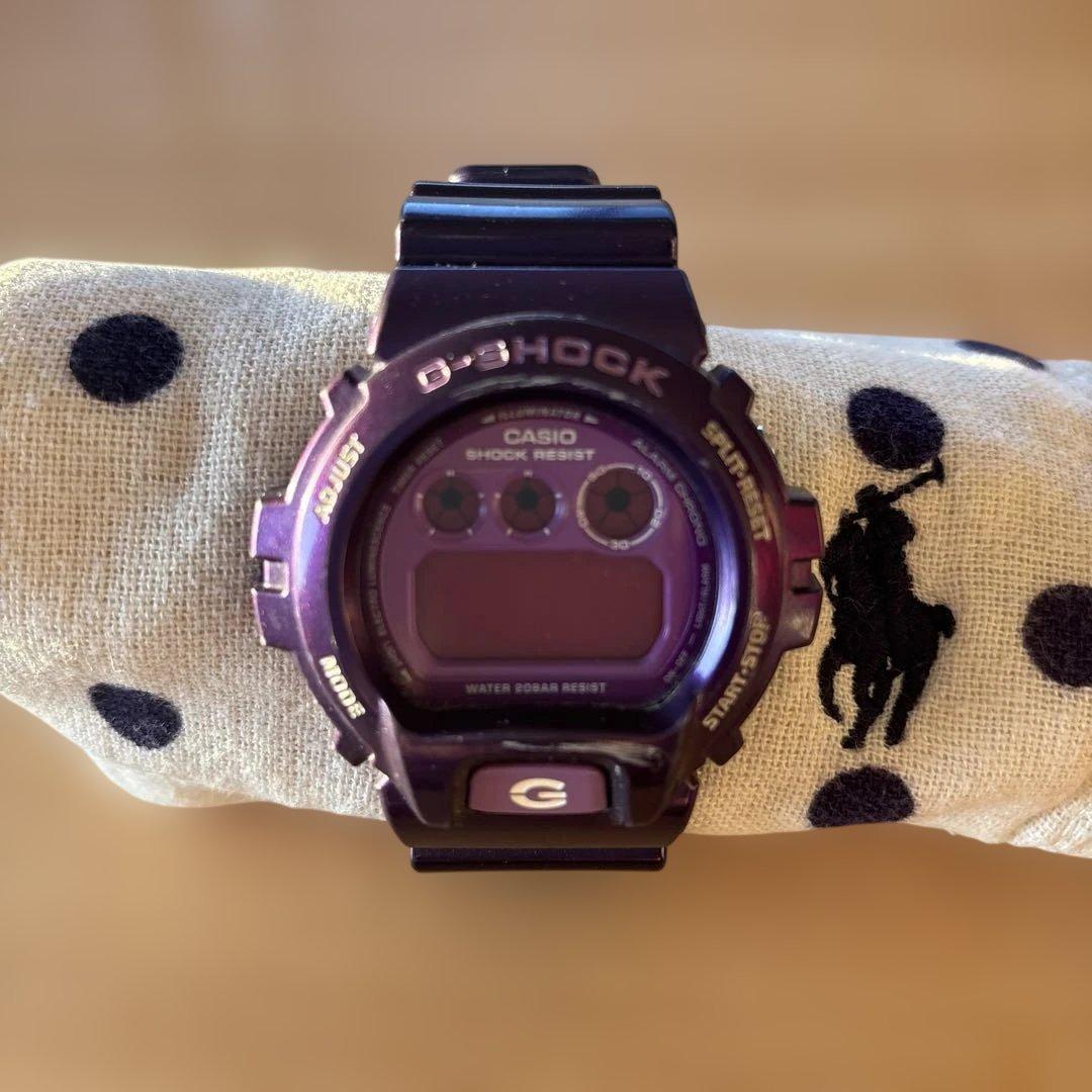 希少Ｇ－SHOCK DW6900cc :クレイジーカラーズ　gショック 紫