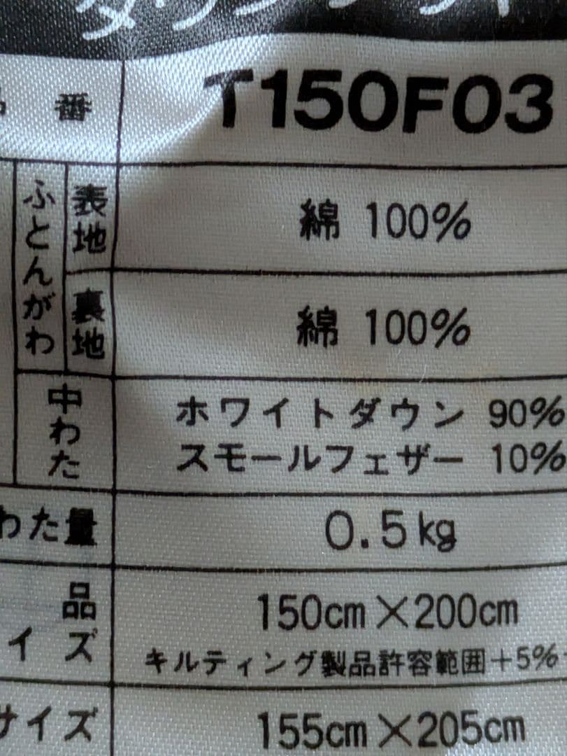 TAKASHIMAYA Sweet Sensation ダウンケット　0.5kg