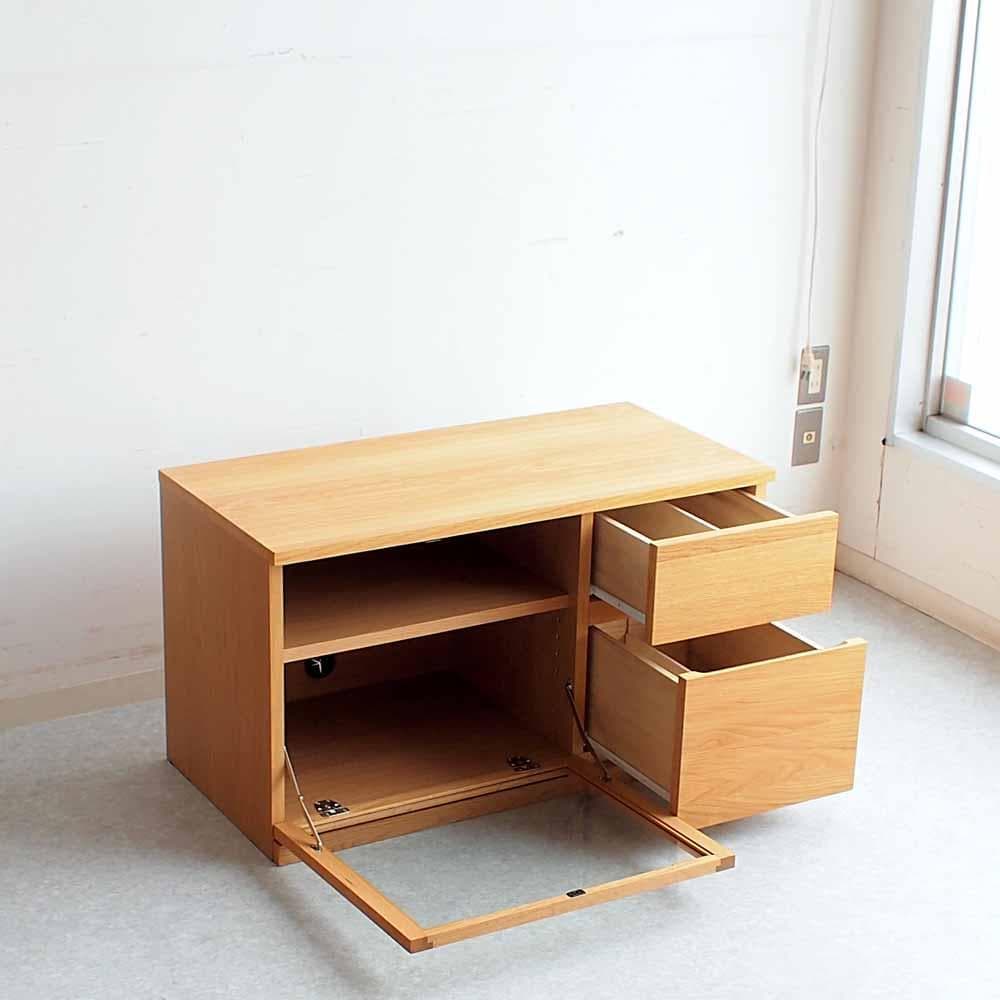 無印良品/MUJI オーク材 AVラック 90cm ZR24455