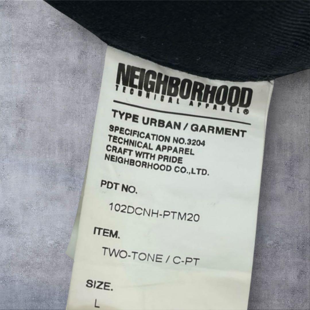 希少✨NEIGHBORHOOD レオパード切替 チノパン ブラック L