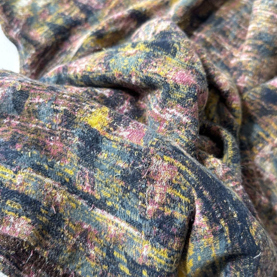 ヨーガンレール チュニック aライン ジャガード 総柄 綿 コットン M