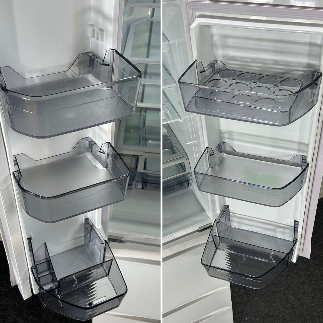 TOSHIBA 462L 大型冷蔵庫 6ドア 観音開き 2021年 d4353