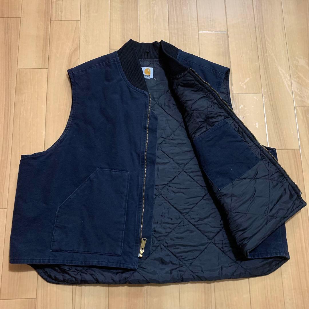 Carhartt ダック ベスト メキシコ製 キルティング Mexico