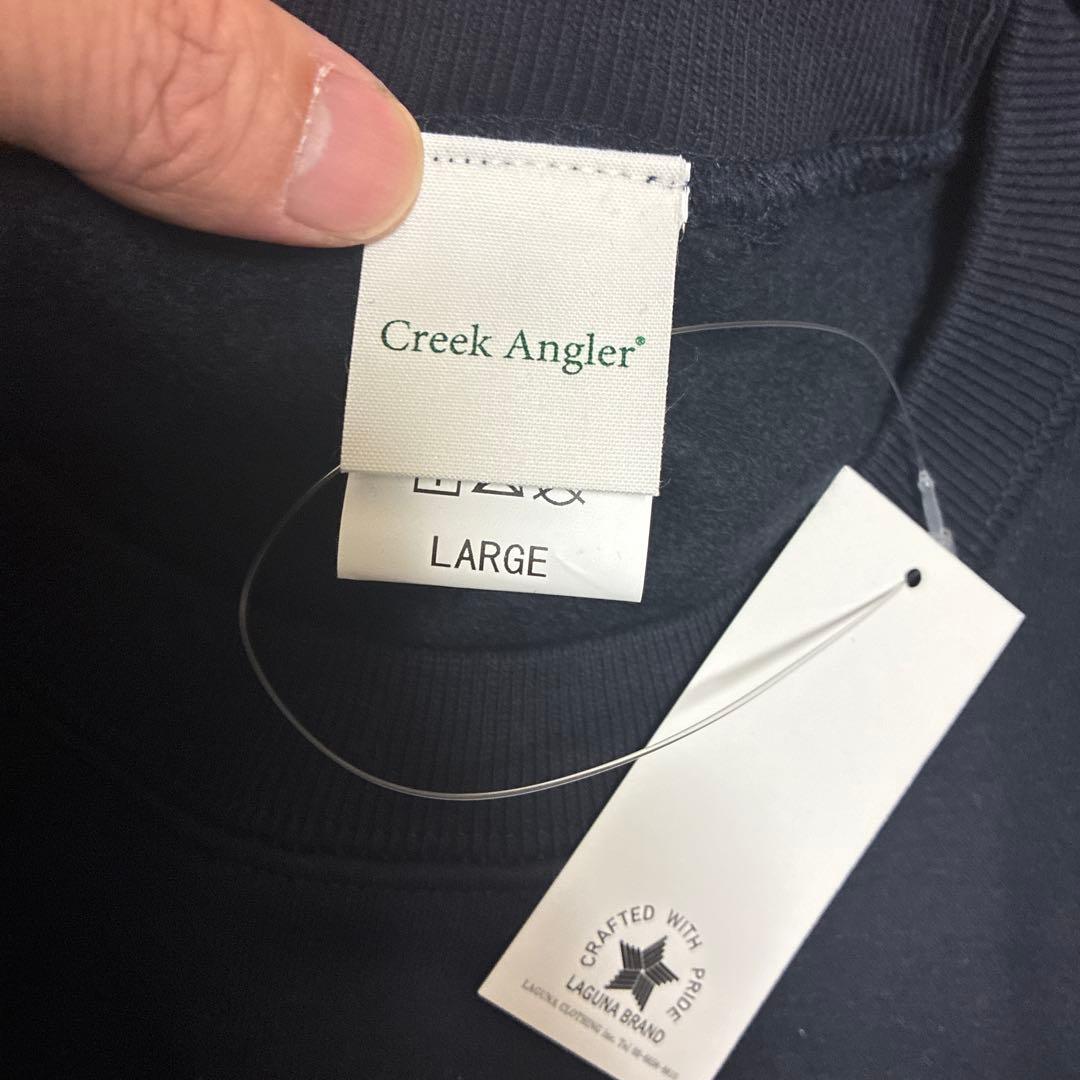 未使用　Creek Angler ネイビー　トレーナー L