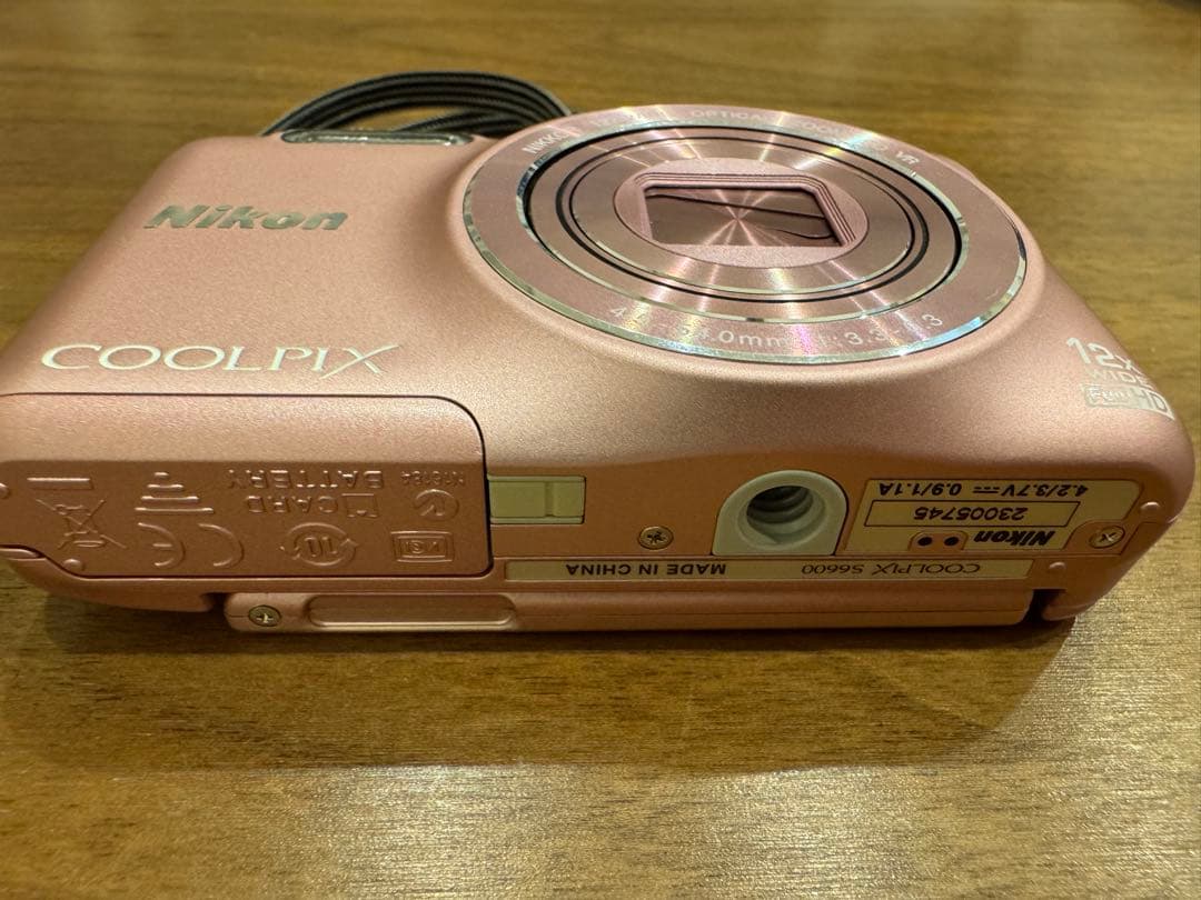 【動作確認済】美品 Nikon COOLPIX S6600 シルキーピンク