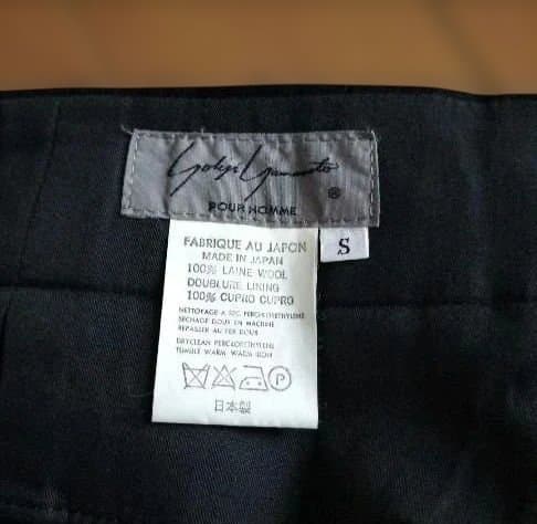 yohji yamamoto pour homme【美品】ツータックギャバジン