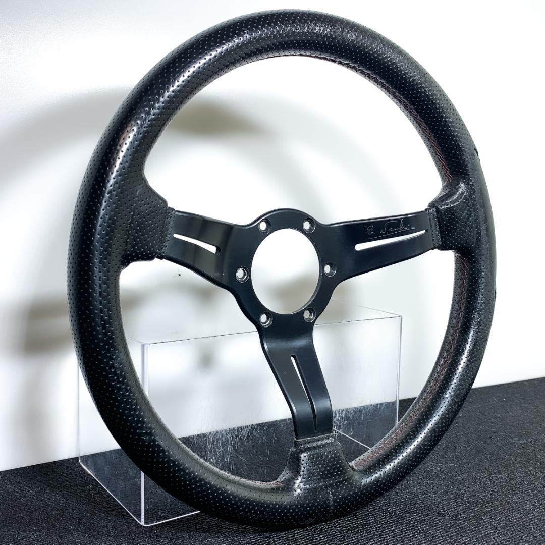 ナルディ スポーツタイプ ラリー 33cm ディープコーン パンチングレザー