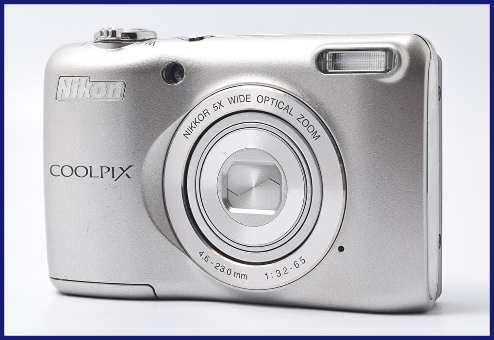 ニコン　Nikon COOLPIX L26 シルバー 《便利な乾電池仕様》