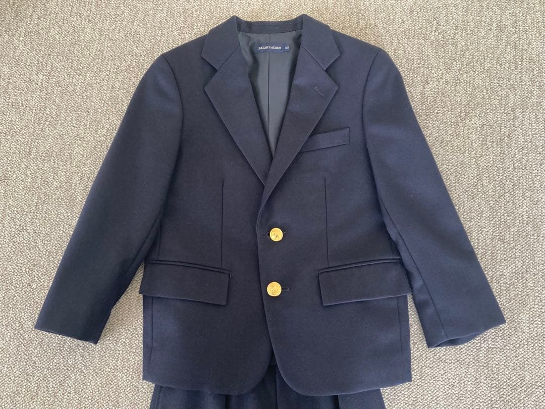 【極美品】ラルフローレン スーツセットアップ 120cm ネイビー